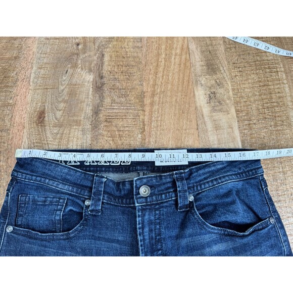 TK Axel Men’s Slim Boot Cut Jeans Dark Wash Pockets  Mid Rise Size 34x30 - Picture 10 of 12